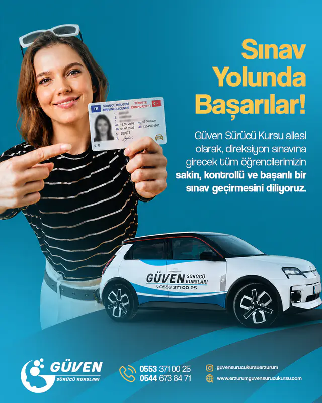 Güven Sürücü Kursu çalışması