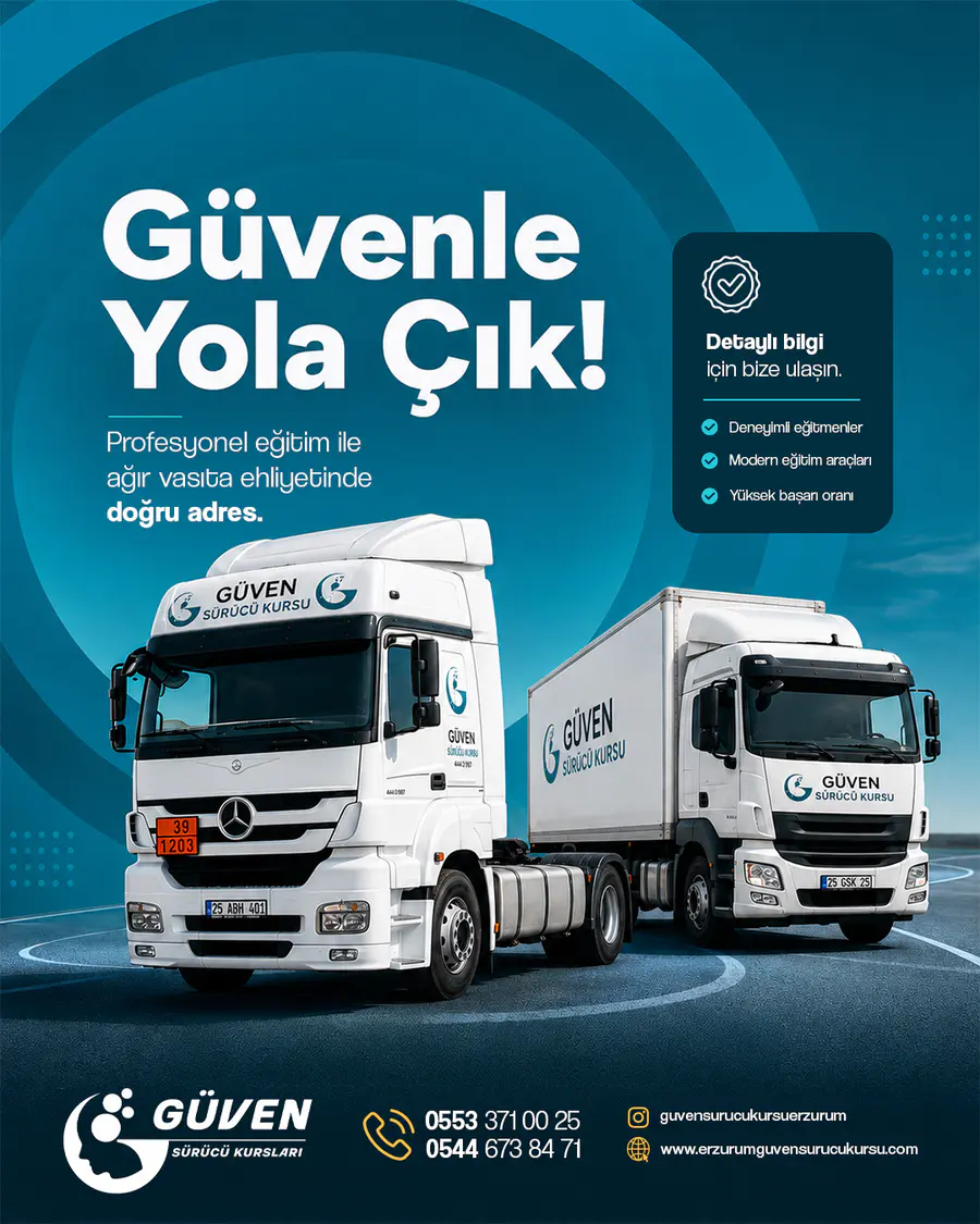 Güven Sürücü Kursu çalışması