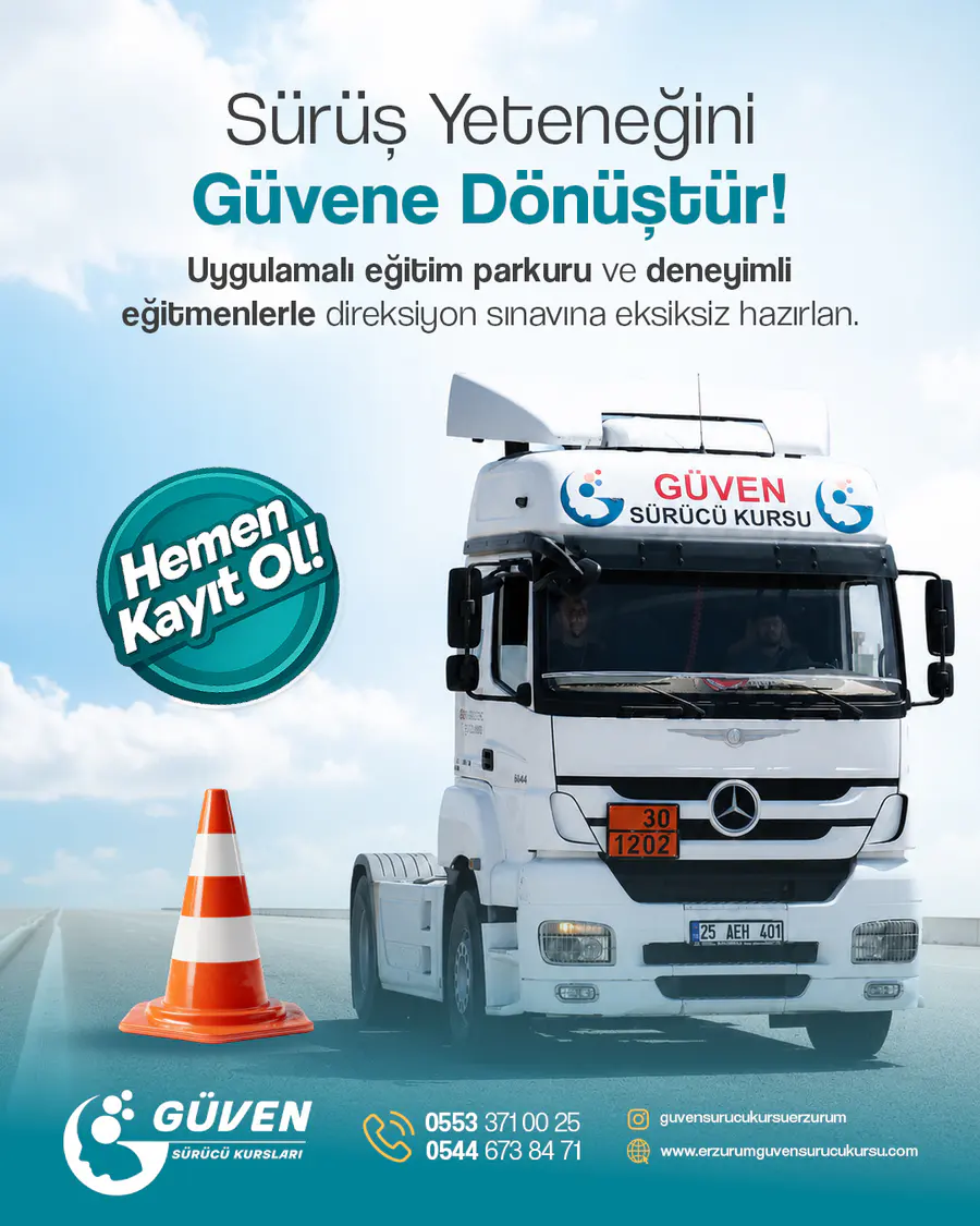 Güven Sürücü Kursu çalışması