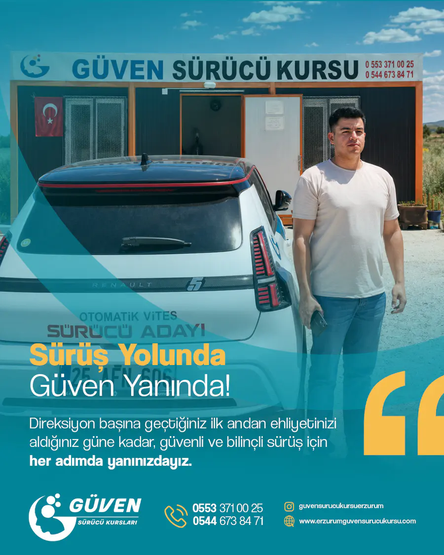 Güven Sürücü Kursu çalışması 8