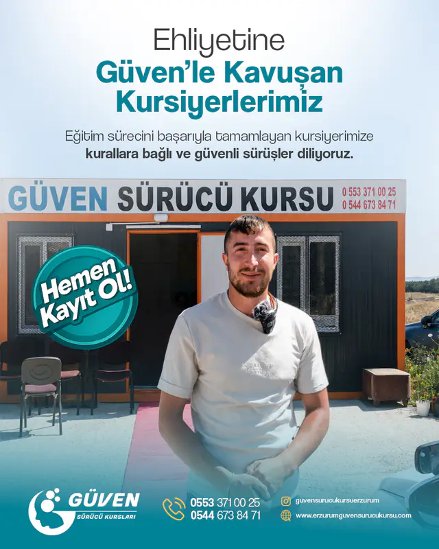 Güven Sürücü Kursu çalışması