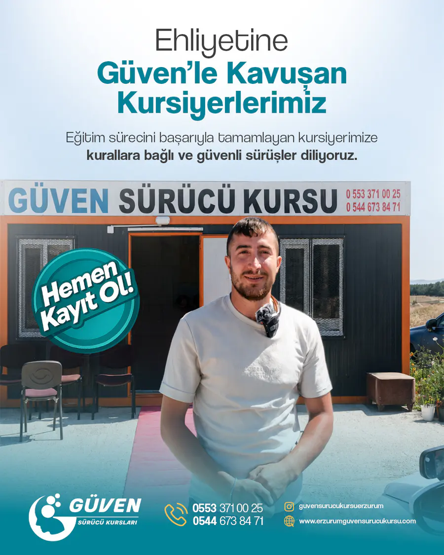 Güven Sürücü Kursu çalışması