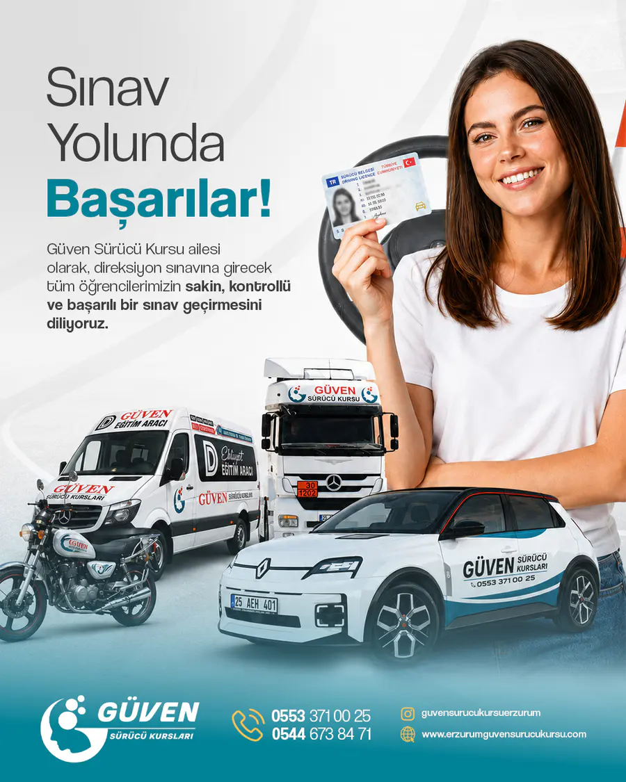 Güven Sürücü Kursu çalışması