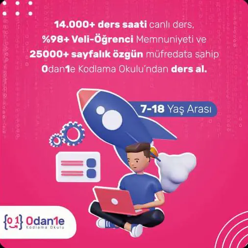 Odan1e Kodlama Okulu çalışması
